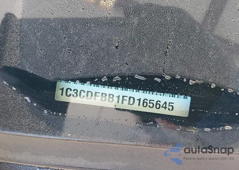 2015 Dodge Dart Sxt из США, поврежденный, VIN 1C3CDFBB1FD165645